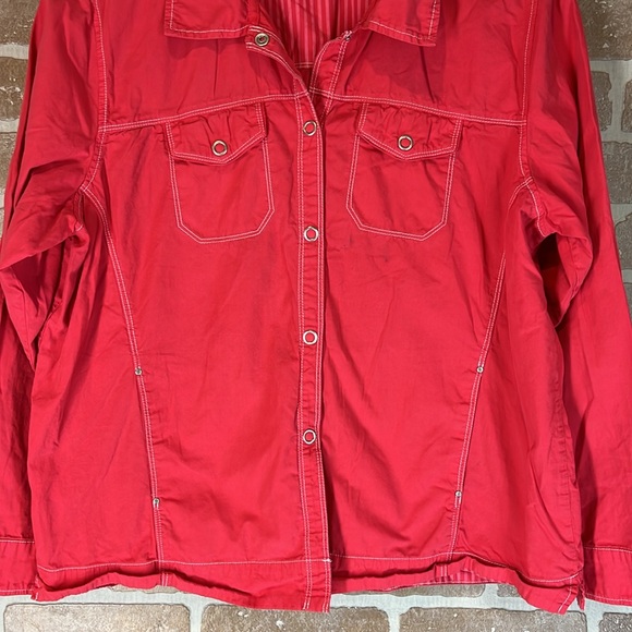 Fresh Produce Red Jacket size XL *flaw - Picture 6 of 14